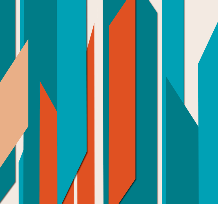 papel de parede abstracto Outubro Dourado - TenStickers