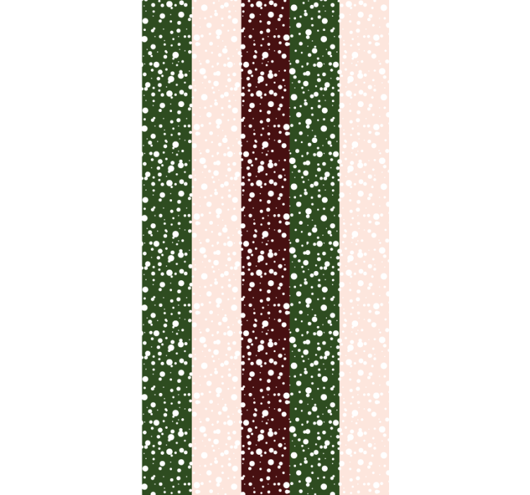 Papel de Parede riscas padrão de polca listrada - TenStickers