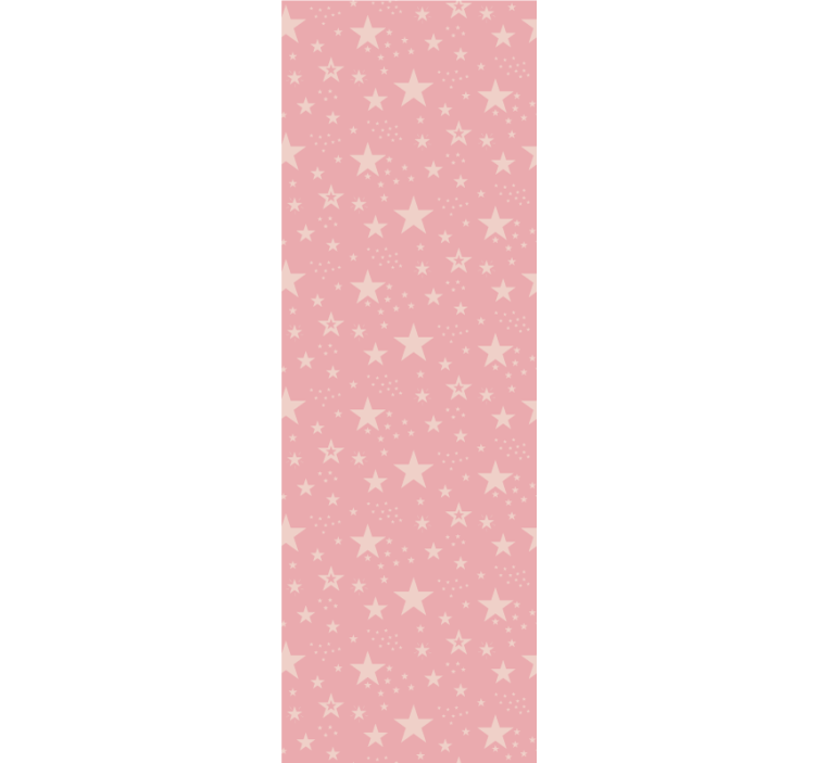 papel de parede estrelas Estrelas rosa claro em rosa escuro - TenStickers