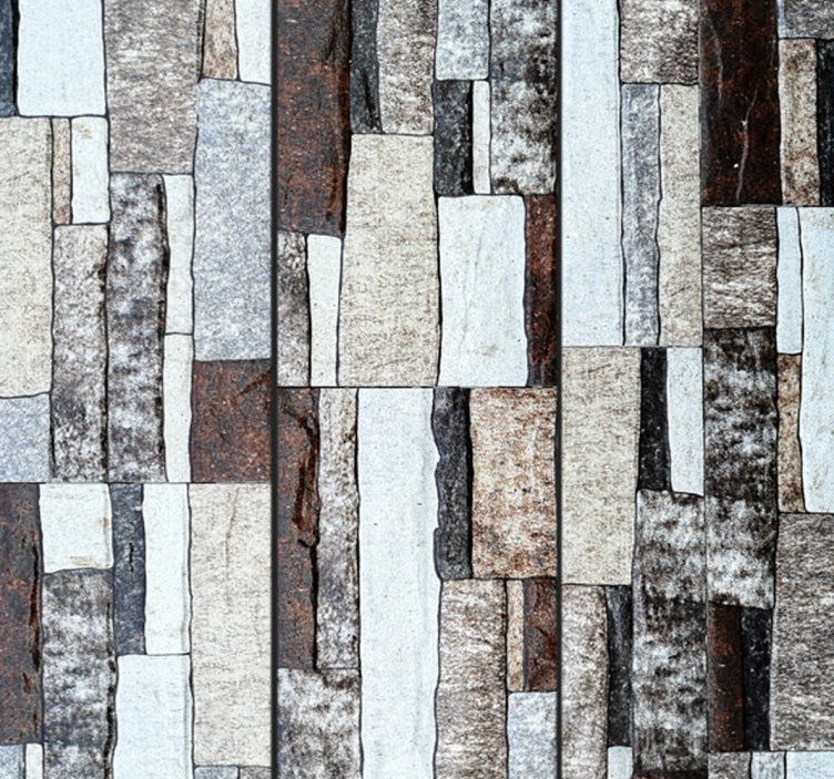 papel de parede texturizado Caminho de pedra - TenStickers