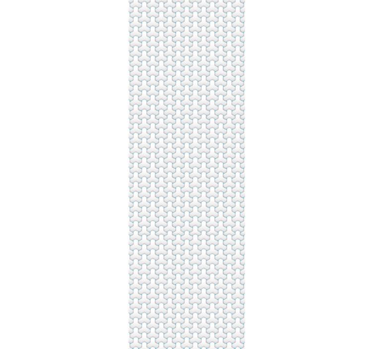 papel de parede corredor detalhe geométrico - TenStickers