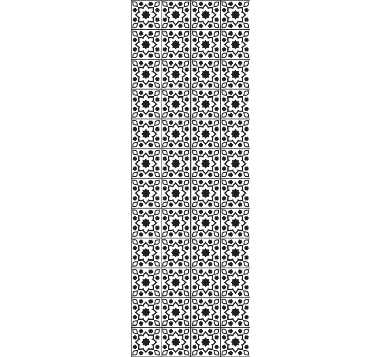 papel de parede azulejo conjunto de azulejos geométricos - TenStickers