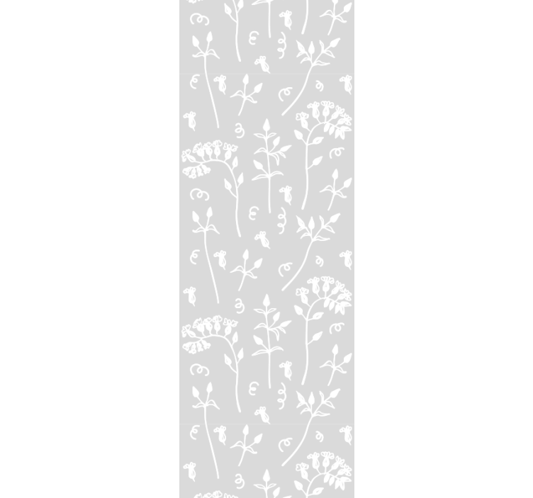 papel de parede flores floral botânico - TenStickers