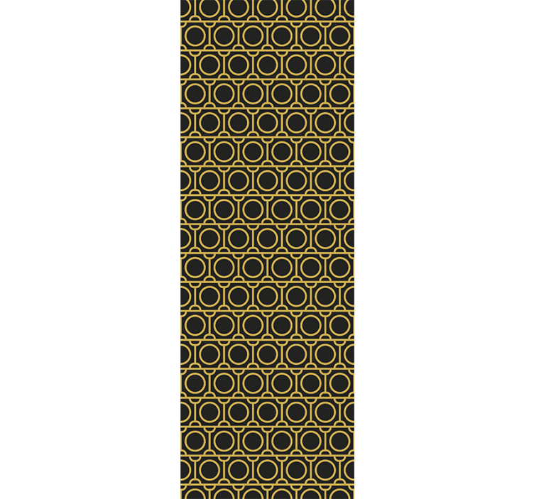 papel de parede formas geométricas anéis geométricos - TenStickers