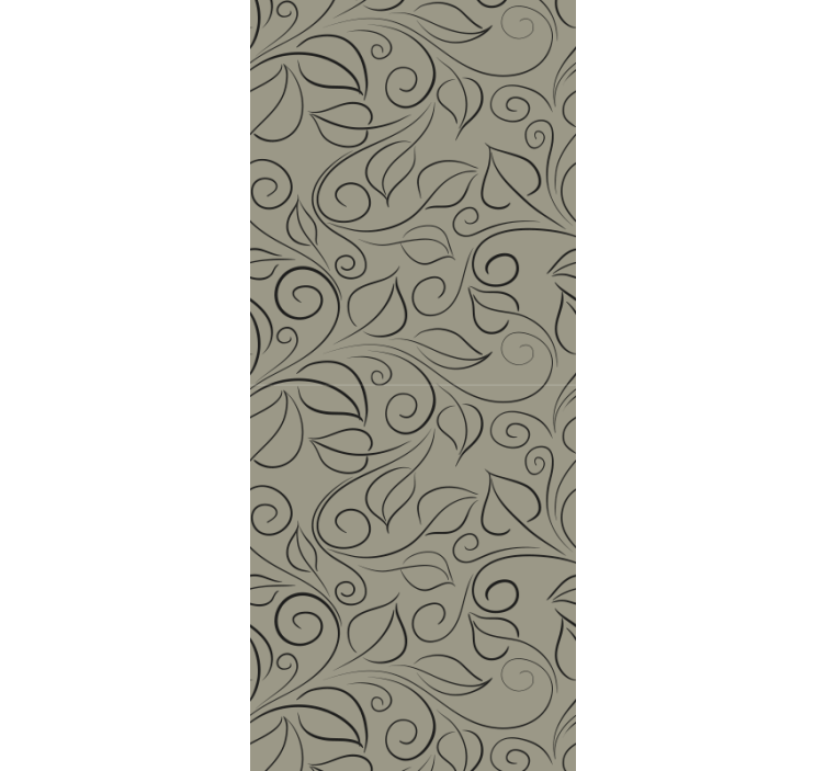 papel de parede ornamental redemoinhos elegantes - TenStickers