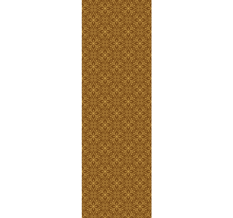 papel de parede azulejo floral geométrico - TenStickers