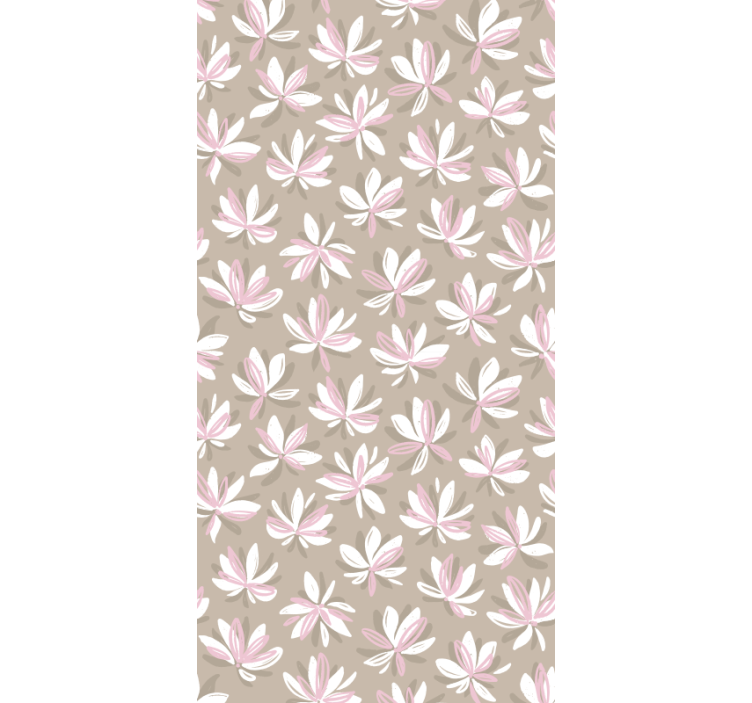 papel de parede floral exibição de padrão floral - TenStickers