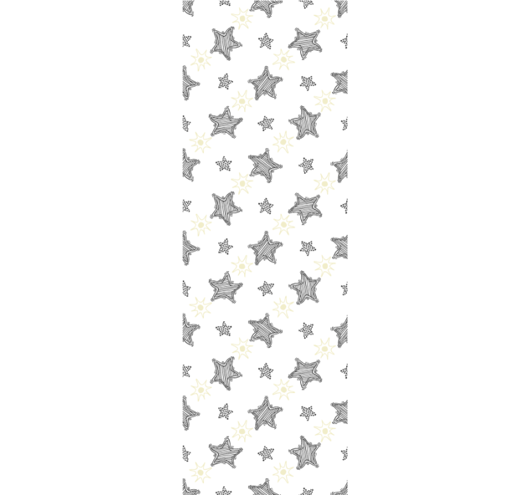 Papel de parede estrelas motivo estrelado - TenStickers