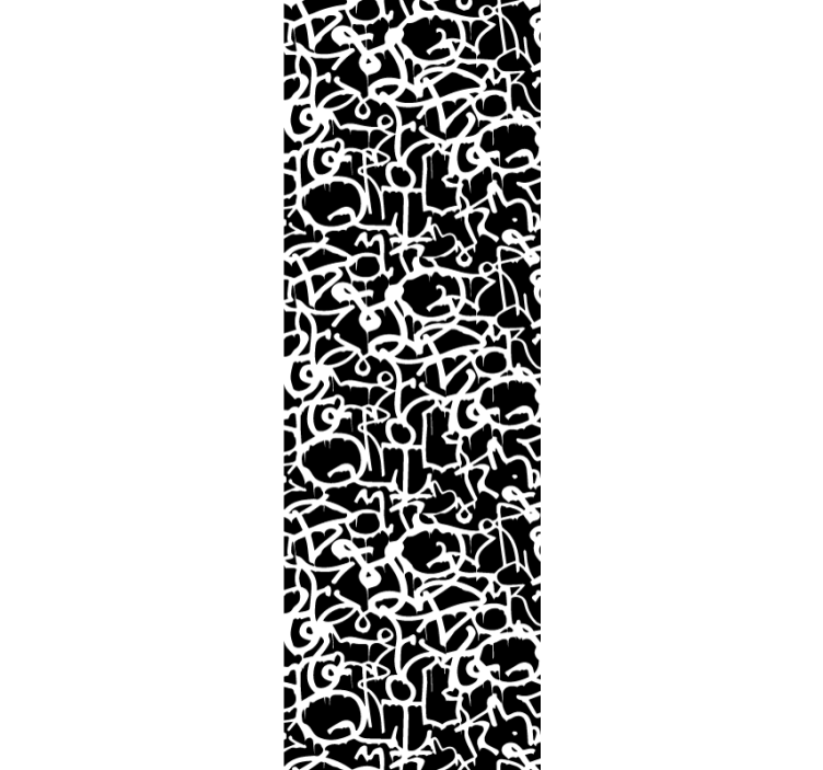 papel de parede letras caos alfabético - TenStickers