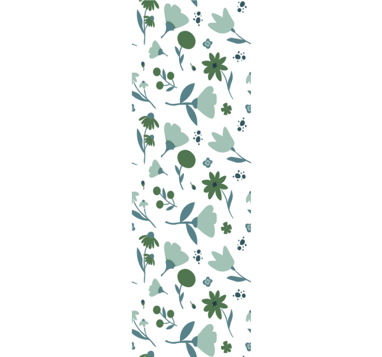 papel de parede flores flor botânica - TenStickers