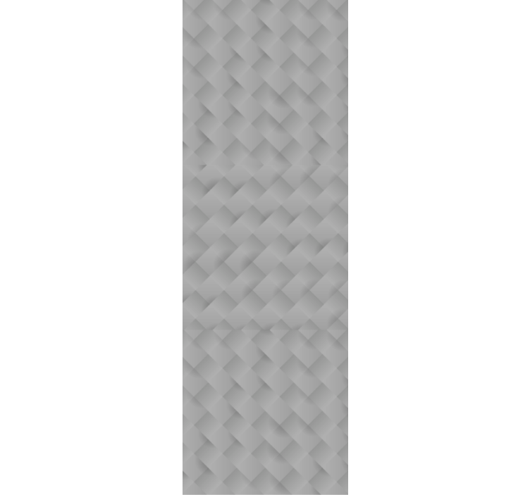 papel de parede cinzento profundidade geométrica - TenStickers