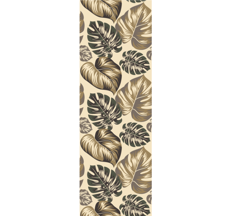 papel de parede natureza Folhas marrons - TenStickers