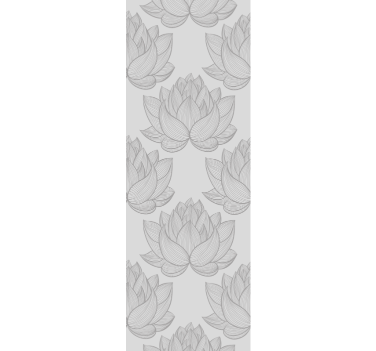 papel de parede flores flores de lótus - TenStickers
