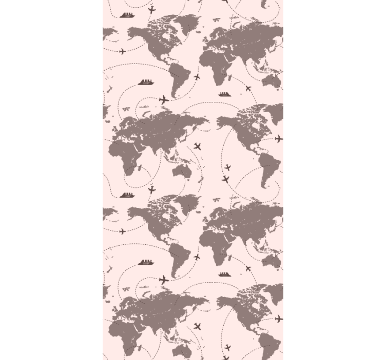 Papel de parede juvenil Mapas vintages - TenStickers