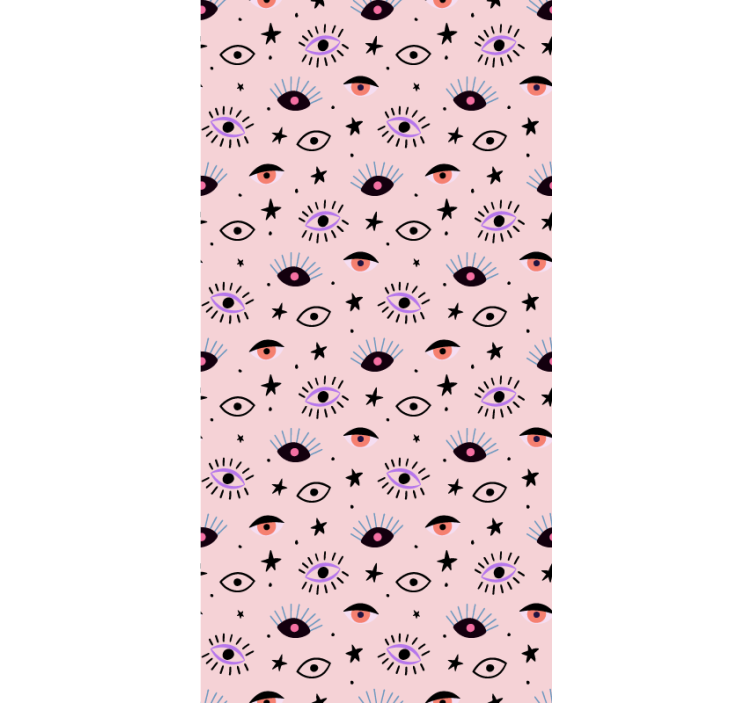 papel de parede artístico motivos de olhos ecléticos - TenStickers