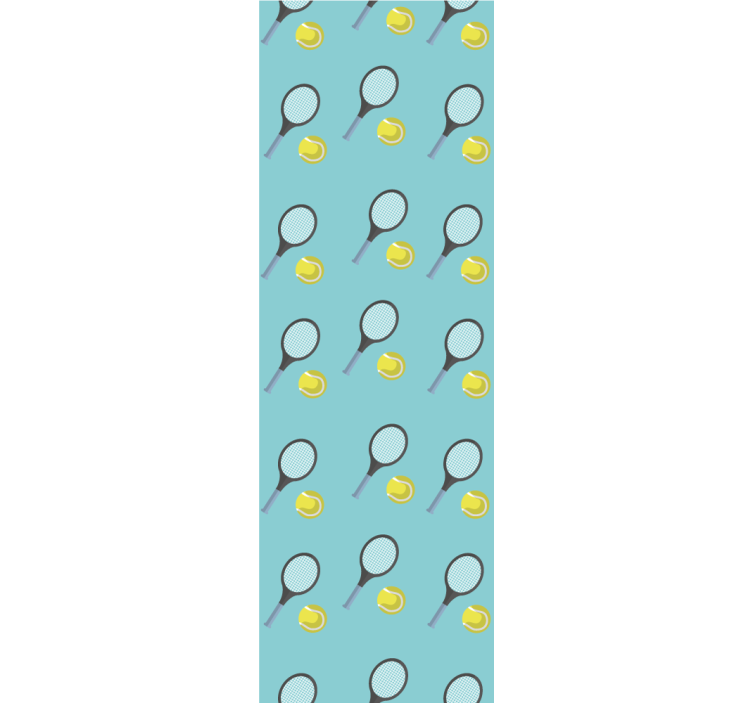 papel de parede artístico padrão de tênis - TenStickers