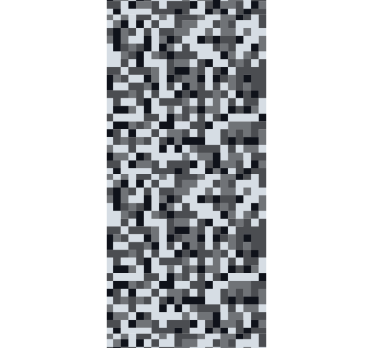 Papel de parede abstracto pixelização geométrica - TenStickers