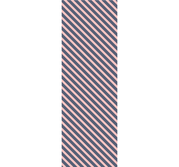 papel de parede vertical riscas rosa e cinza - TenStickers
