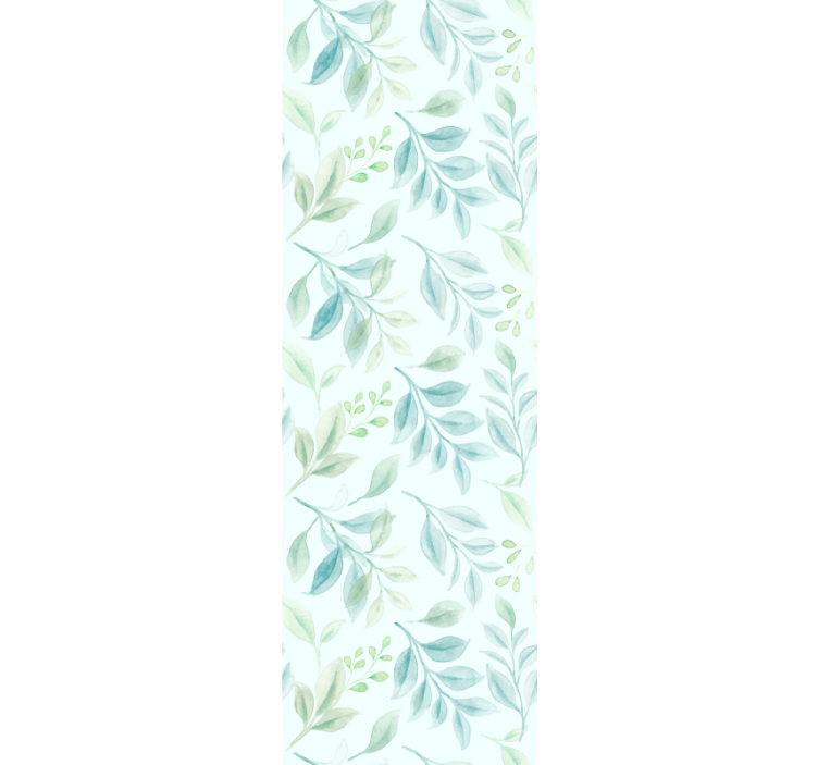 Papel de parede folhas folhagem elegante - TenStickers