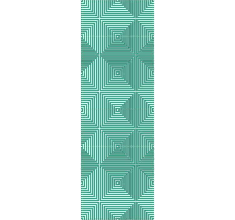 papel de parede formas geométricas padrão espiral quadrado - TenStickers