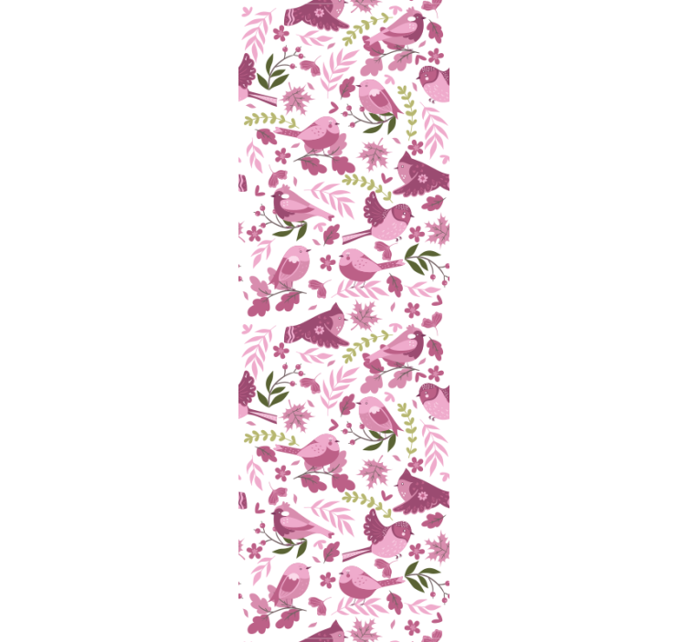 Papel de parede pássaros ilustração de pássaro - TenStickers