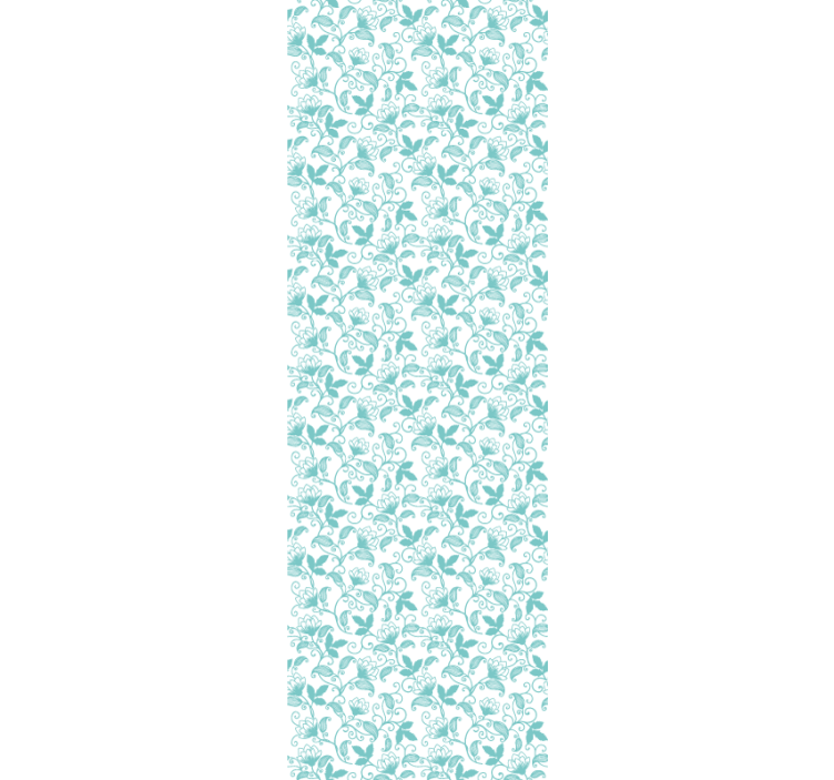 Papel de parede folhas pergaminhos ornamentados - TenStickers