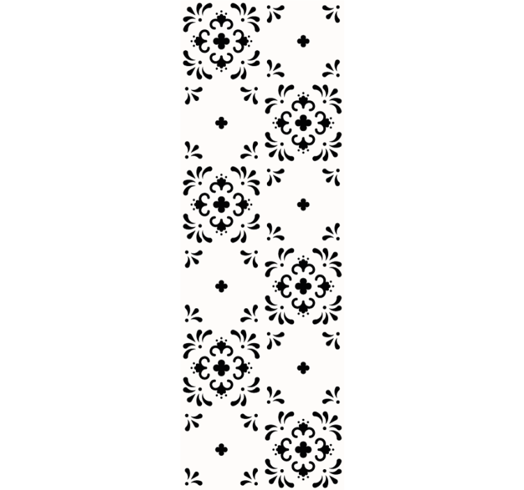 papel de parede floral ornamento floral - TenStickers