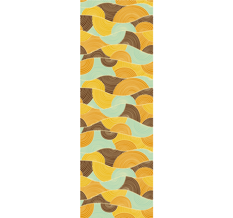 papel de parede formas geométricas ondas geométricas - TenStickers