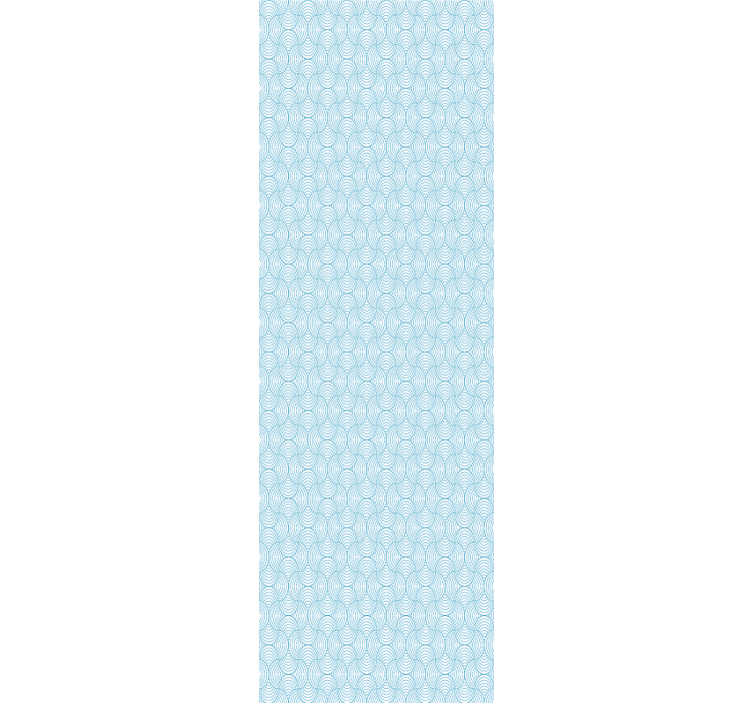 papel de parede formas geométricas padrão de ondas - TenStickers