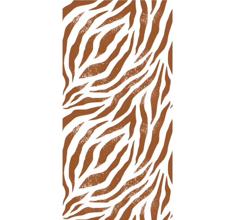 Papel de parede zebra estampa animal marcante - TenStickers