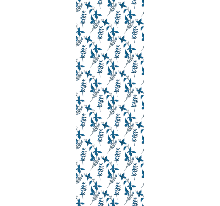 papel de parede flores composição botânica suave - TenStickers