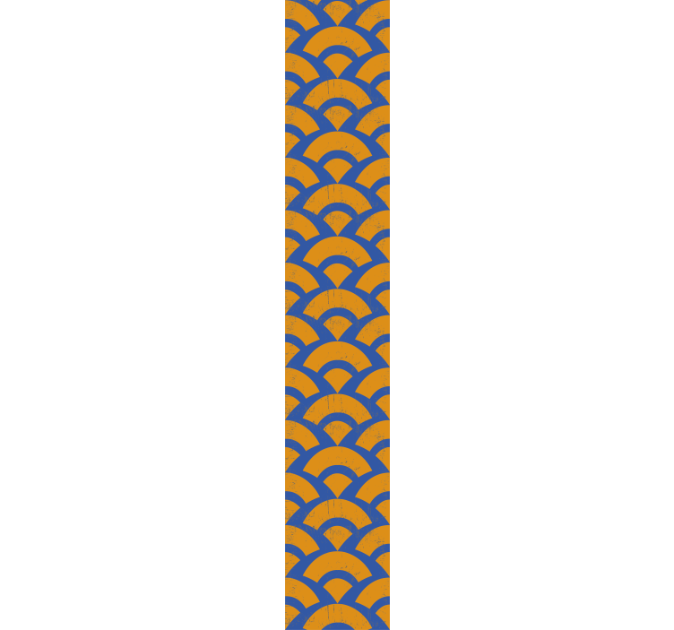 Papel de parede vintage Antigo padrão colorido desbotado - TenStickers