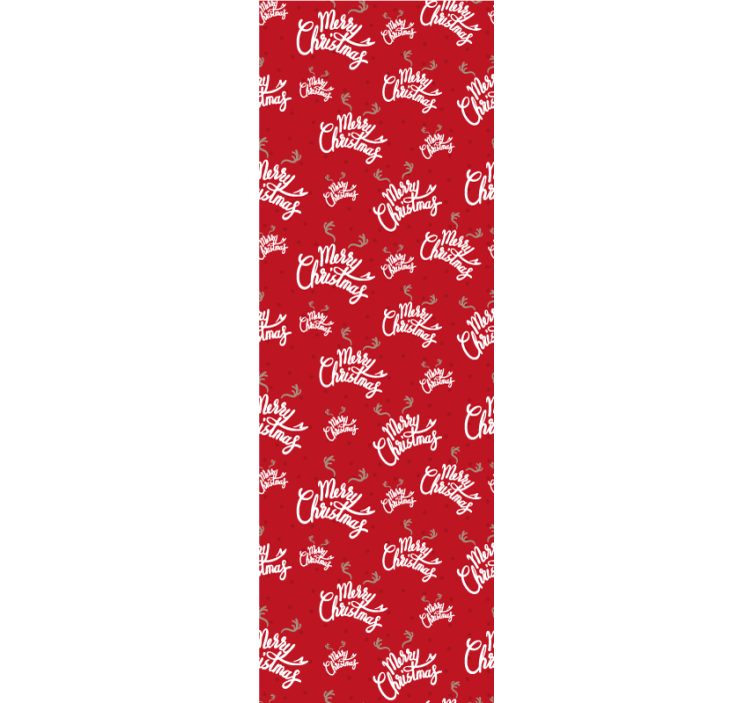 Papel de parede Natal motivo de roteiro festivo - TenStickers