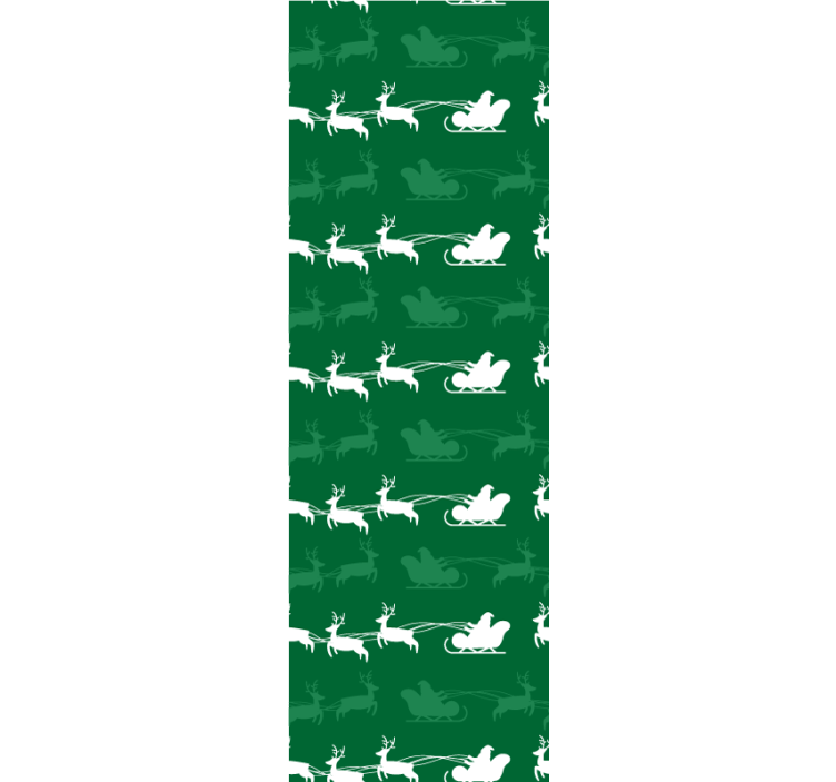 Papel de parede Natal motivo de trenó de férias - TenStickers