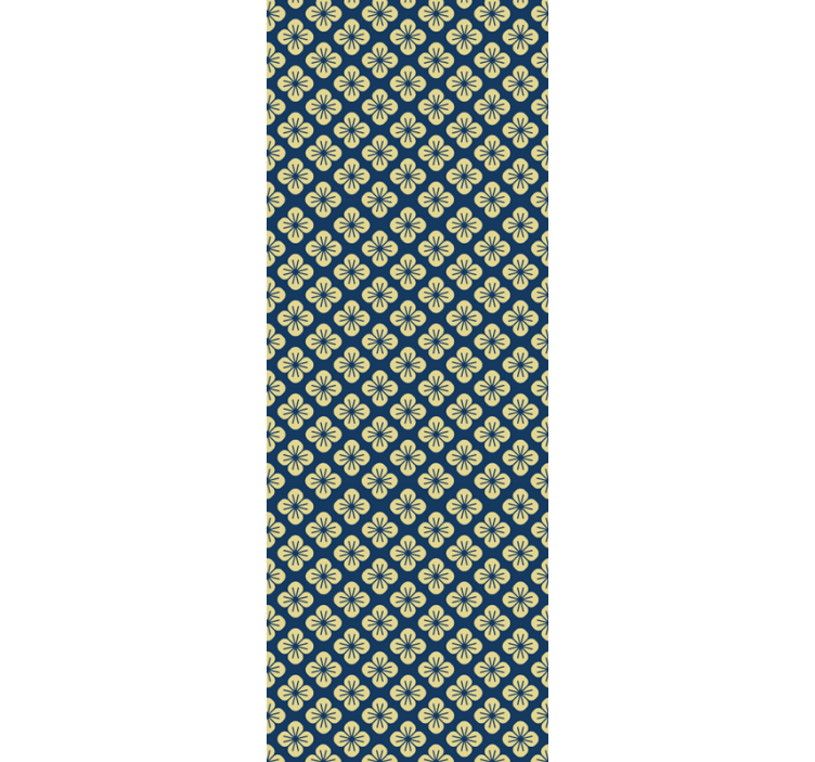 papel de parede floral padrão ornamental - TenStickers