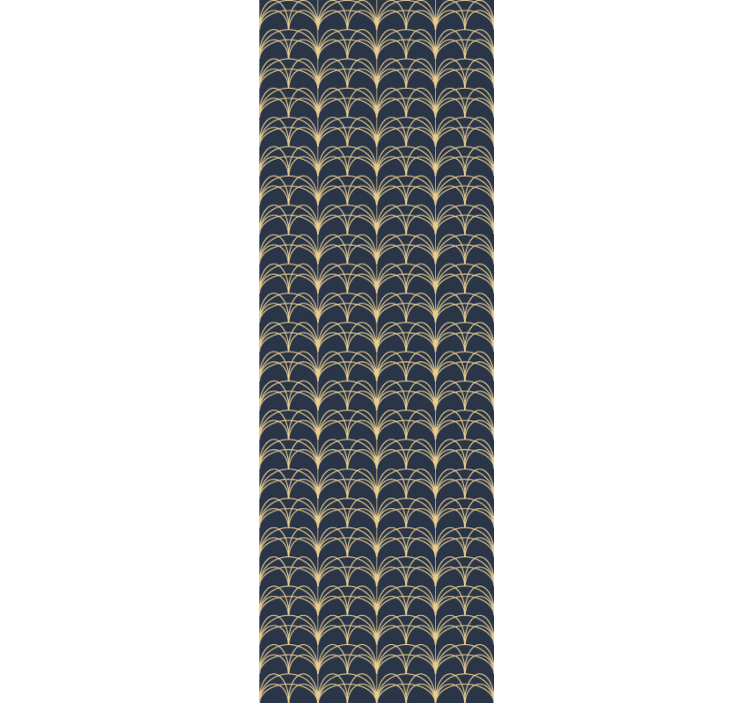 papel de parede formas geométricas arcos art déco - TenStickers
