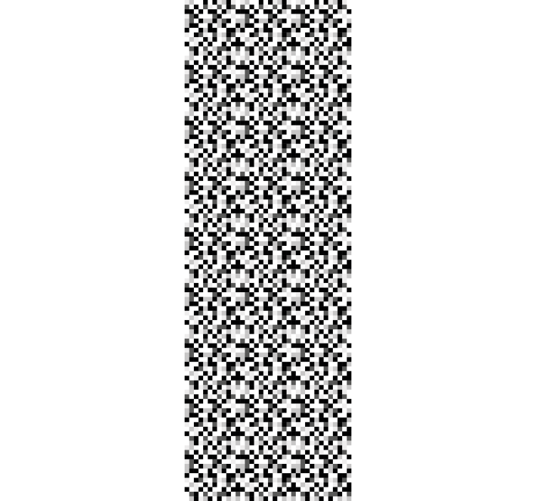 papel de parede quadrados produtoquadrado preto e branco - TenStickers