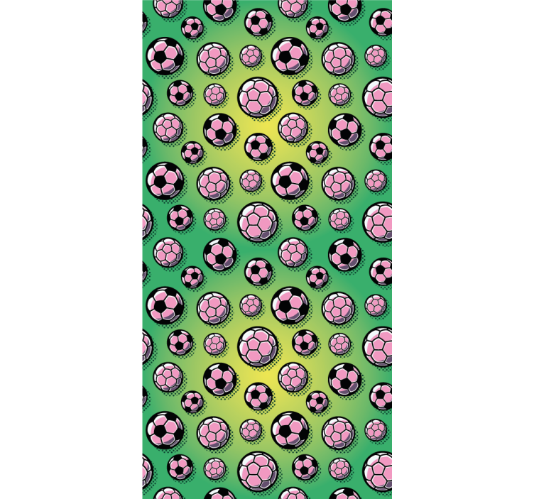 Papel de parede juvenil de futebol gradiente - TenStickers