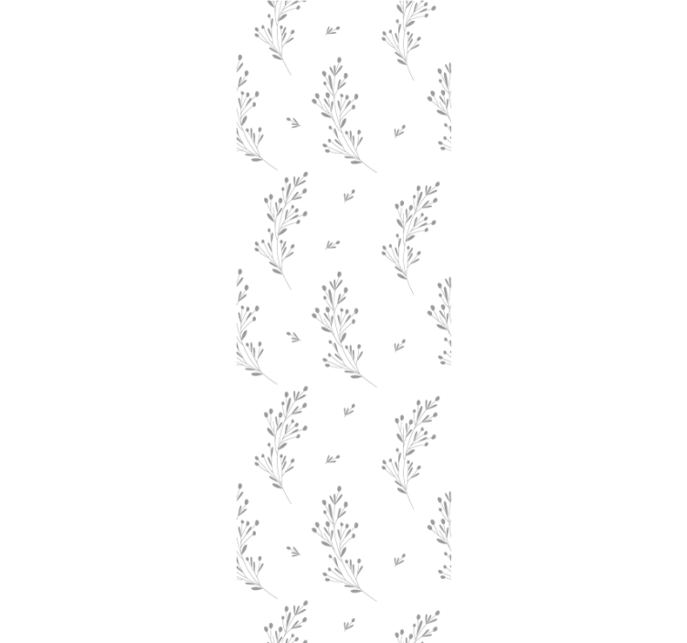 papel de parede flores elegância floral bege - TenStickers