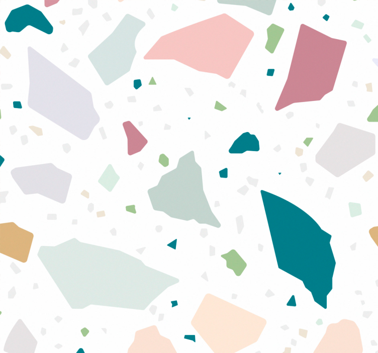 papel de parede para cozinha Padrão de terraço mediterrâneo - TenStickers