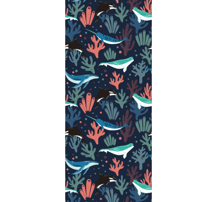 Papel de parede peixes cena subaquática - TenStickers