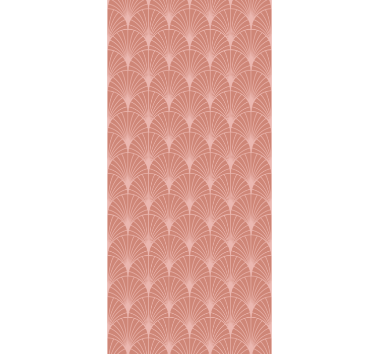 papel de parede artístico formas de leque elegantes - TenStickers