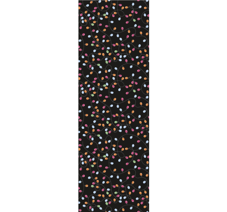 Papel de parede Natal padrões de luz festivos - TenStickers