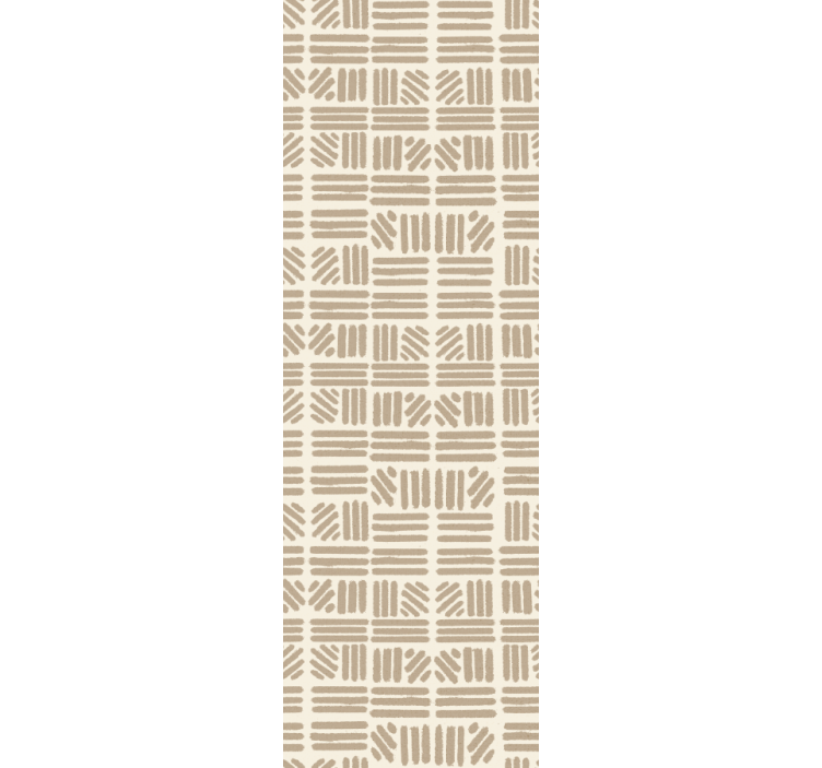 papel de parede horizontal riscas horizontais feitas à mão - TenStickers