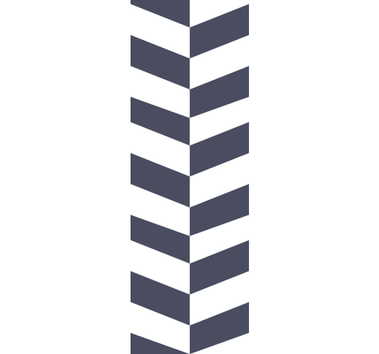 Papel de Parede listras Padrão de riscas azul marinho - TenStickers