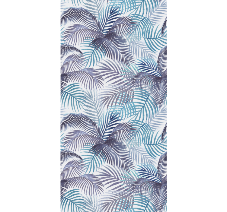 Papel de parede natureza detalhes de palmeiras tropicais - TenStickers