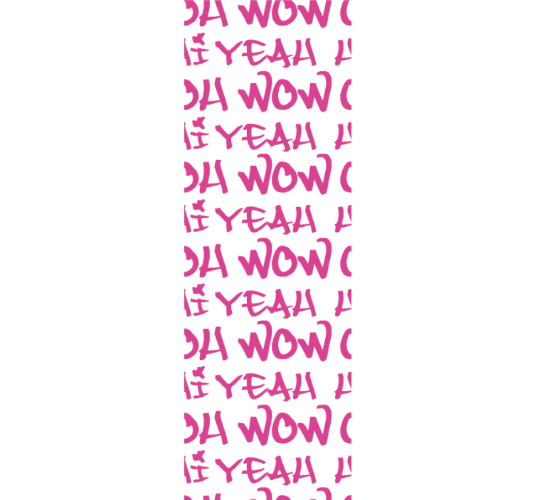papel de parede letras design de frase expressiva - TenStickers