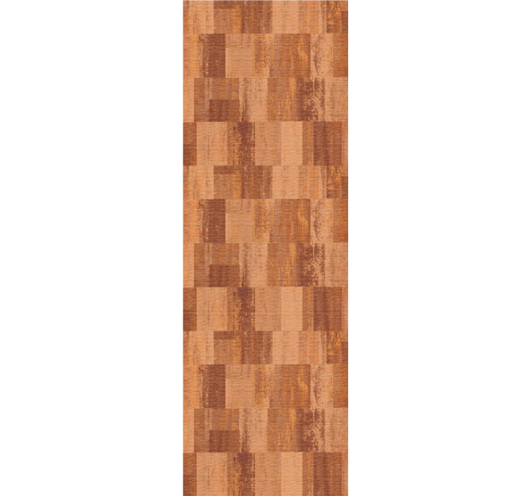 papel de parede quadrados Padrão de quadrados de terracota - TenStickers