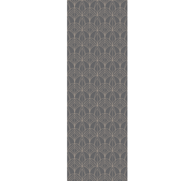 papel de parede para sala design de padrão cinza elegante - TenStickers