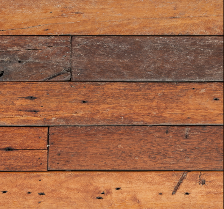 papel de parede quarto de casal detalhe de painel de madeira - TenStickers